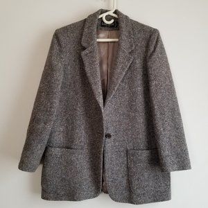 🍃Vintage grey wool blazer🍃